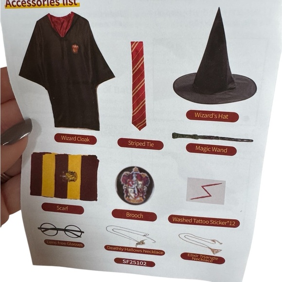 NWT Wizard Party Favors Dress-Up Playset- only opened for pictures - Picture 3 of 4